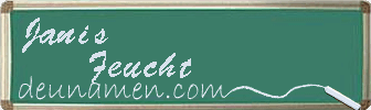 Janis Feucht Visitenkarte